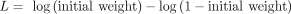 Formula